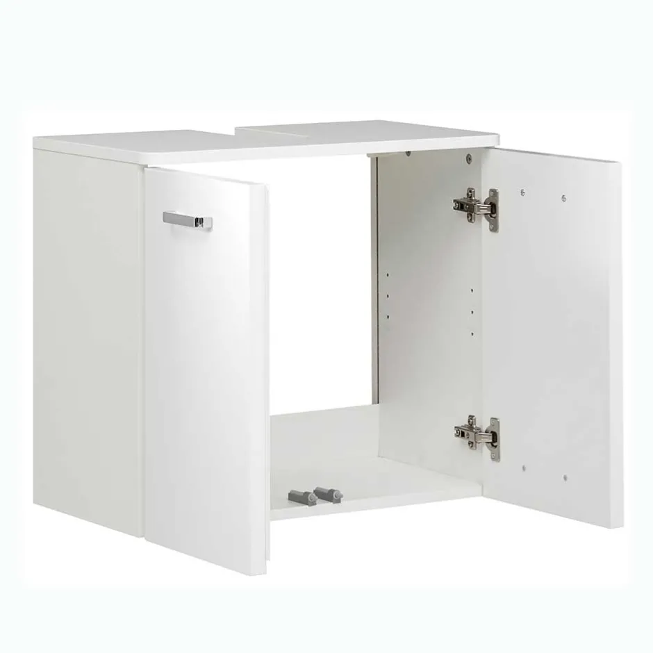 Wohnen Badmöbel-Kombination in Weiß - Yennja (vierteilig)