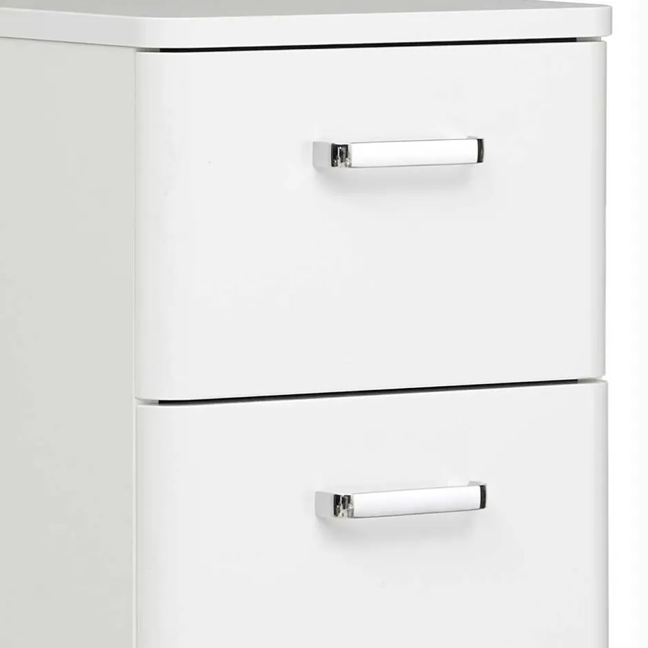 Wohnen Badmöbel-Kombination in Weiß - Yennja (vierteilig)