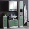 Badmöbelprogramm Set in Grün - Loenixa (vierteilig)^Wohnen Sale