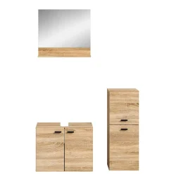 Badmöbel-Set in Sonoma-Eiche - Hoxtona (dreiteilig)^Wohnen