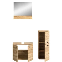 Badmöbel-Set in Sonoma-Eiche - Hoxtona (dreiteilig)^Wohnen