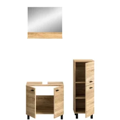 Badmöbel-Set in Sonoma-Eiche - Hoxtona (dreiteilig)^Wohnen