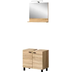 Badmöbel-Set in Sonoma-Eiche - Hoxtona (dreiteilig)^Wohnen