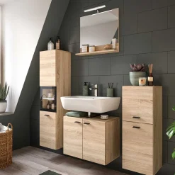 Wohnen Badmöbelset komplett - Hoxtona (vierteilig)