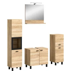 Wohnen Badmöbelset komplett - Hoxtona (vierteilig)