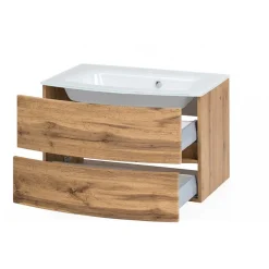 Wohnen Badprogramm Möbelset in Wildeiche - Neuzera (fünfteilig)