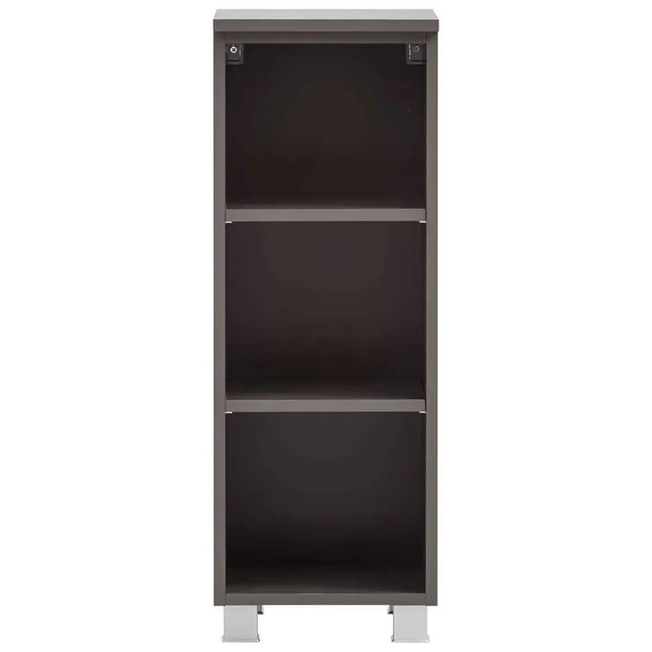 Badregal mit 3 Fächern in Dunkelgrau - Breznia^Wohnen Hot