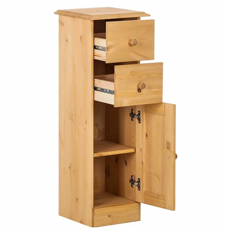 Wohnen Badschrank aus Kiefer Massivholz - Vlarenzo