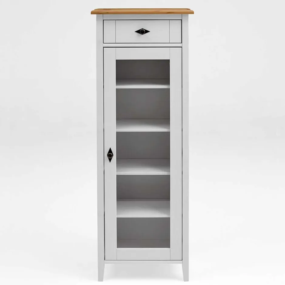 Wohnen Badschrank mit Glastür im Landhausstil - Sibiuta