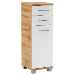 Badschrank mit Tür & zwei Schubladen - Kristiv^Wohnen