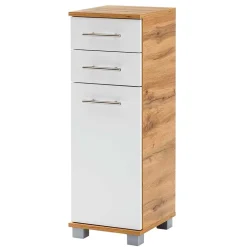 Badschrank mit Tür & zwei Schubladen - Kristiv^Wohnen