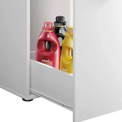 Badschrank mit zwei Auszügen in Weiß - Quick^Wohnen Outlet