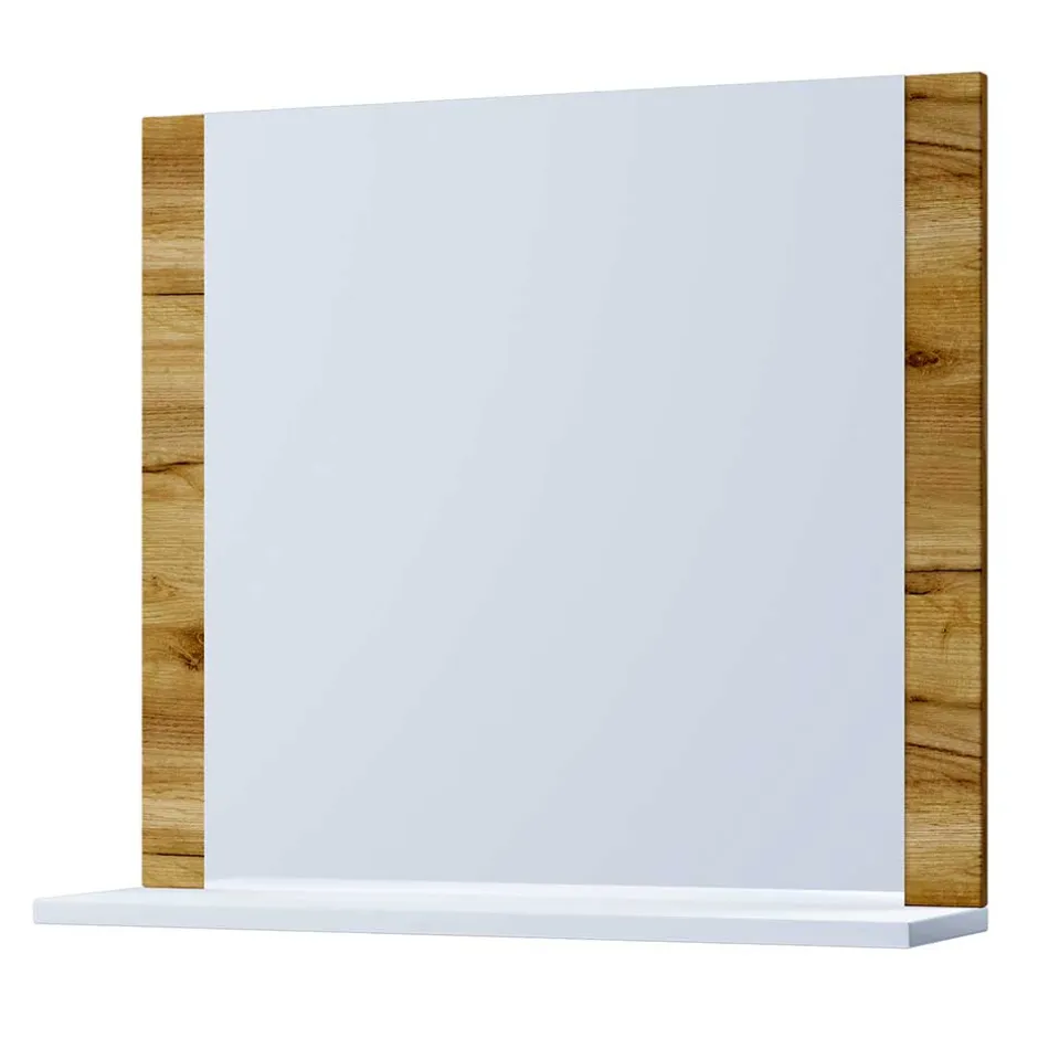 Badspiegel in Wildeiche Honig & Weiß - Cabarete^Wohnen Discount