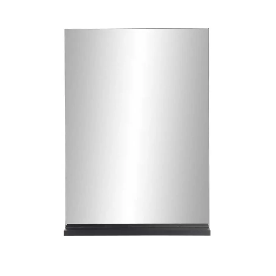 Badspiegel mit Ablage in Schwarz - Ingmesan^Wohnen Clearance