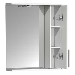 Wohnen Badspiegel mit Seitenschrank und Ablage - Nancyssa