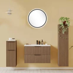 Badspiegel und Badschränke Set - Ucaida (vierteilig)^Wohnen Outlet