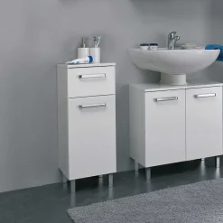 Bad-Unterschrank mit Schublade und Tür - Ardin^Wohnen