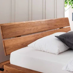 Balkenbett aus Eiche mit Kufen - Felictia^Wohnen Outlet