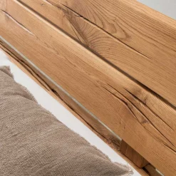 Balkenbett aus Eiche mit Kufen - Felictia^Wohnen Outlet