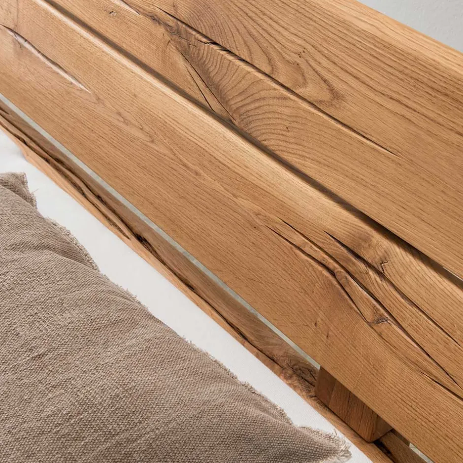 Balkenbett aus Eiche mit Kufen - Felictia^Wohnen Outlet