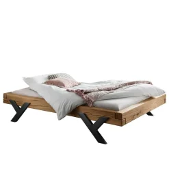 Balkenbett aus Eichenholz ohne Kopfteil - Rovina^Wohnen Online