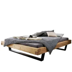 Balkenbett ohne Kopfteil aus Fichte Massivholz - Lary^Wohnen Clearance