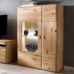 Balkeneiche Highboard 2-türig - Destal^Wohnen Sale