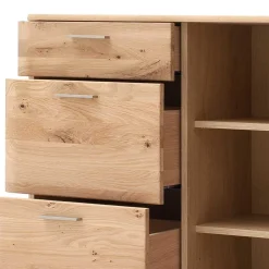 Balkeneiche Kombikommode mit 4 Schubladen - Mabasa^Wohnen Best