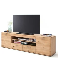 Balkeneiche TV Element 200 cm breit - Mabasa^Wohnen Discount