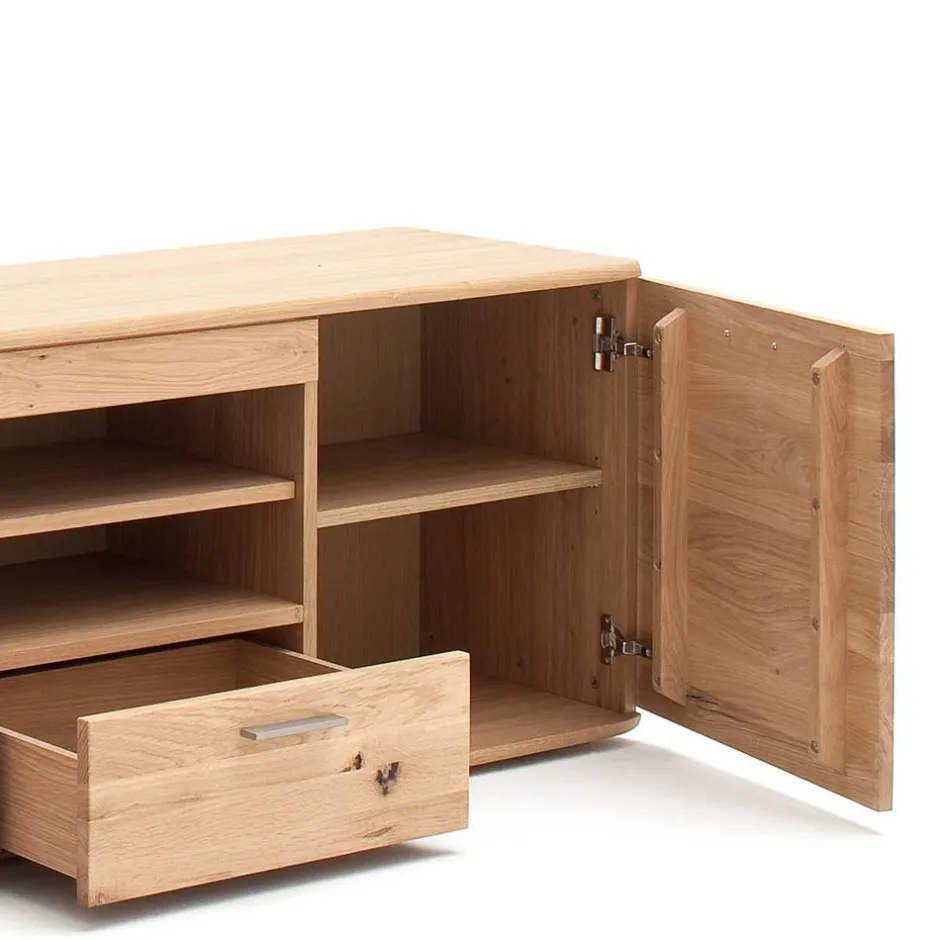 Balkeneiche TV Element 200 cm breit - Mabasa^Wohnen Discount