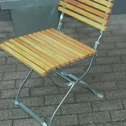 Wohnen Balkon Klappstuhl Paznaun aus Holz massiv (2er Set)