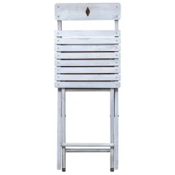 Wohnen Balkon Sitzgruppe in Grey Wash - Paisly (dreiteilig)