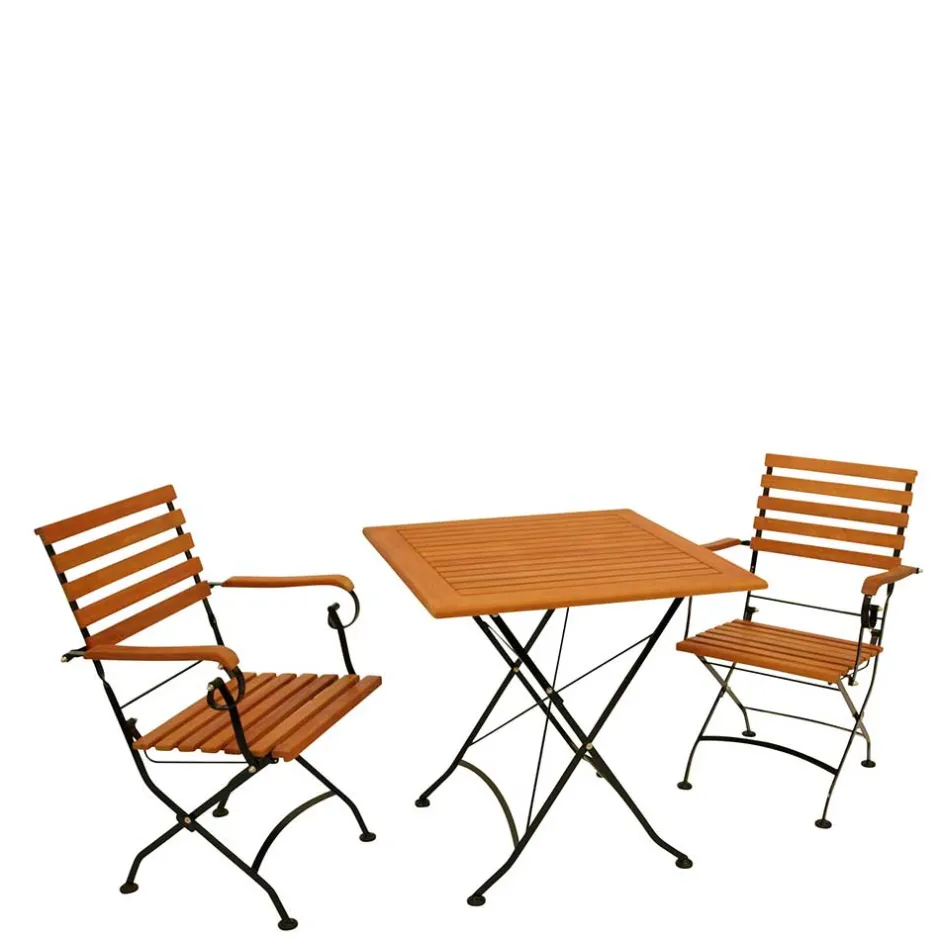 Wohnen Balkon Tischgarnitur klappbar - Otrando (dreiteilig)