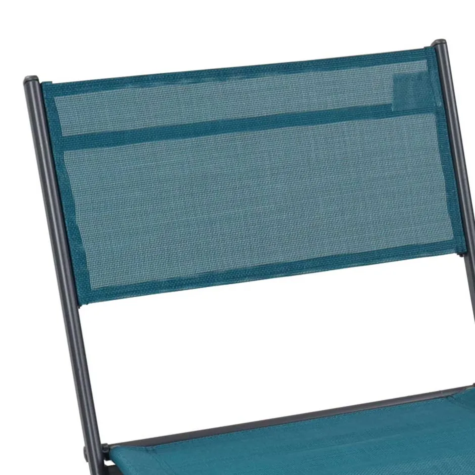 Wohnen Balkon Tischgruppe in Schwarz Türkis - Ariet (fünfteilig)