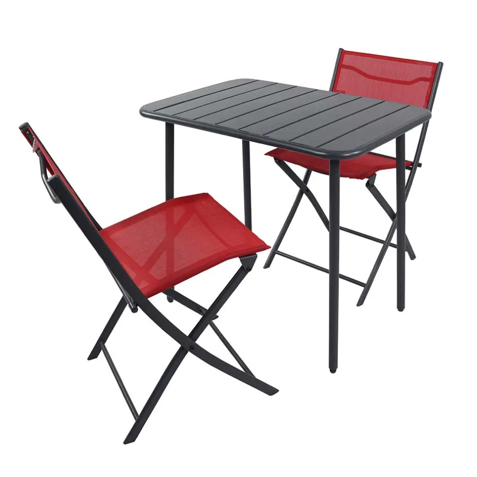 Wohnen Balkontisch & Klappstühle Set - Maximilian (dreiteilig)