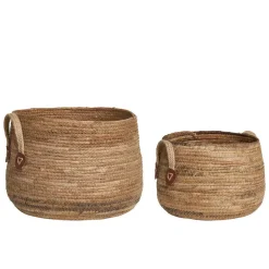 Bananenblatt Körbe in Natur - Tolofoa (zweiteilig)^Wohnen Online