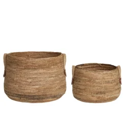 Bananenblatt Körbe in Natur - Tolofoa (zweiteilig)^Wohnen Online