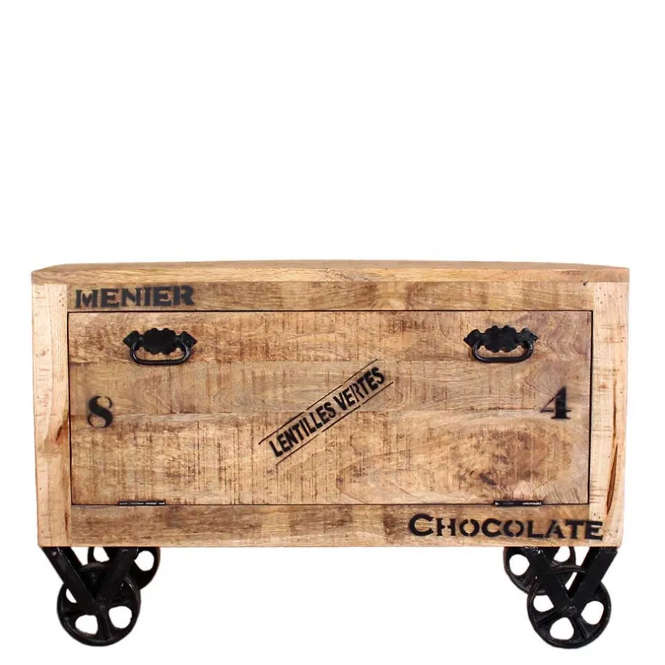 Wohnen Bank & 2 Garderobenpaneele für Flur - Indri (dreiteilig)