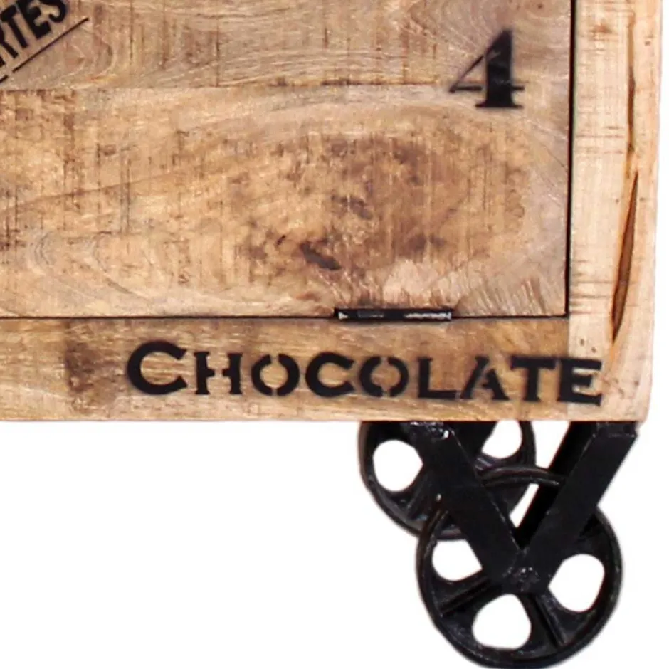 Wohnen Bank & 2 Garderobenpaneele für Flur - Indri (dreiteilig)