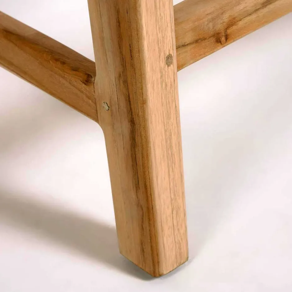 Wohnen Bank aus Rattan Geflecht & Teak Holz - Thani