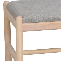 Wohnen Bank mit einem Sitzplatz in Whitewash Eiche - Ulvinzo