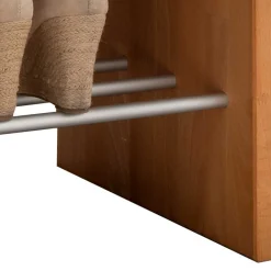 Wohnen Bank mit Schuhablage & Kisten aus Buche - Shimousa