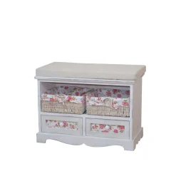 Wohnen Bankkommode Bahama in Weiß