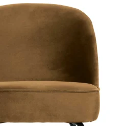 Wohnen Bar Polsterstuhl in Honigfarben Samt - Labound