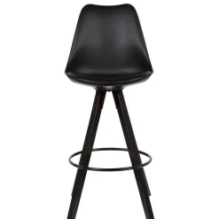 Wohnen Bar Schalenstühle in Schwarz - Ilussiana (2er Set)