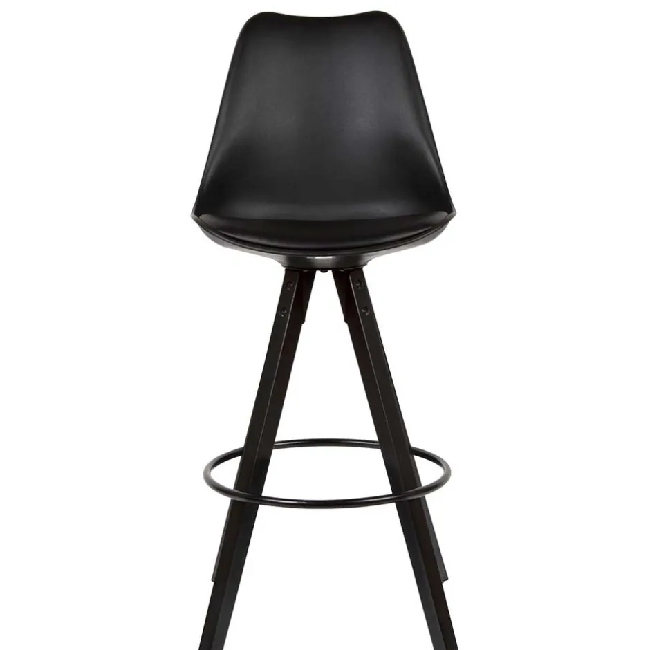 Wohnen Bar Schalenstühle in Schwarz - Ilussiana (2er Set)