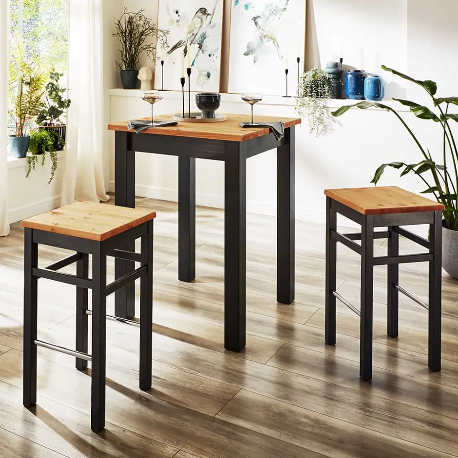 Wohnen Bar Tischgruppe - Landhaus modern - San Bruma (dreiteilig)