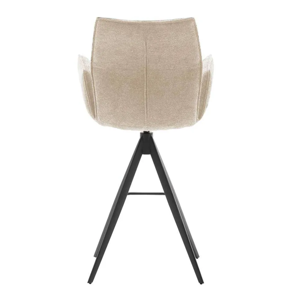 Wohnen Bar-Armlehnenstühle mit Taschenfederkern - Asiaty (2er Set)