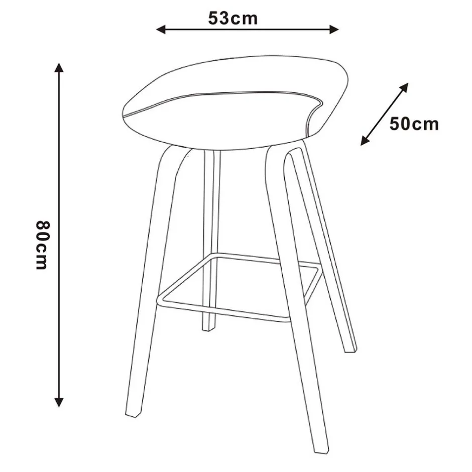 Barhocker mit 70 cm Sitzhöhe - Jilva^Wohnen Clearance