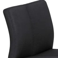 Barhocker mit Lehne in Anthrazit Microfaser - Tyvoria^Wohnen Clearance